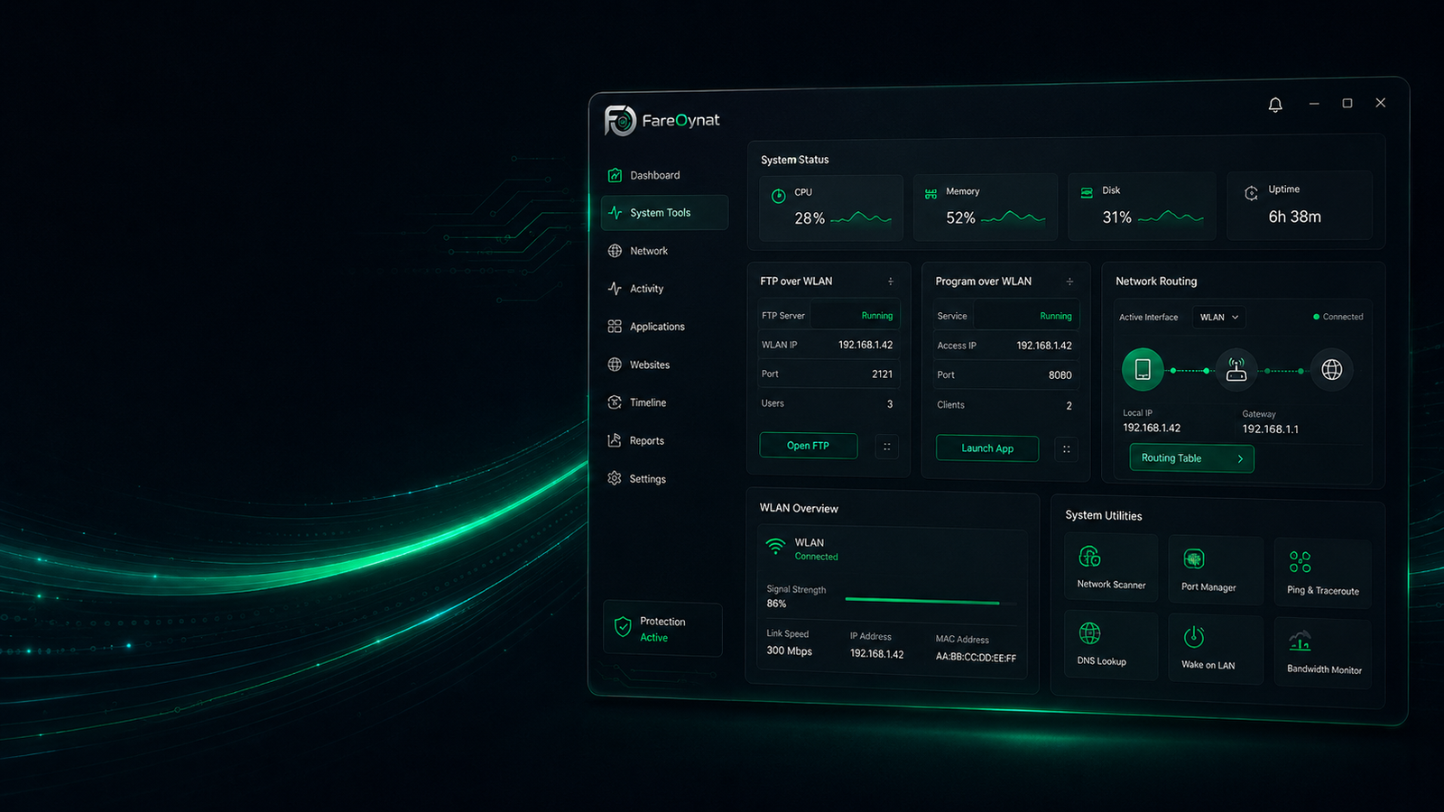 System Tools direkt in FareOynat